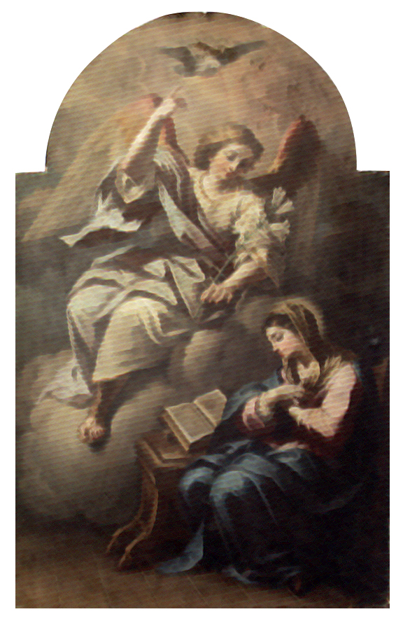 Annunciazione olio su tela di Vincenzo Fato annunciazione